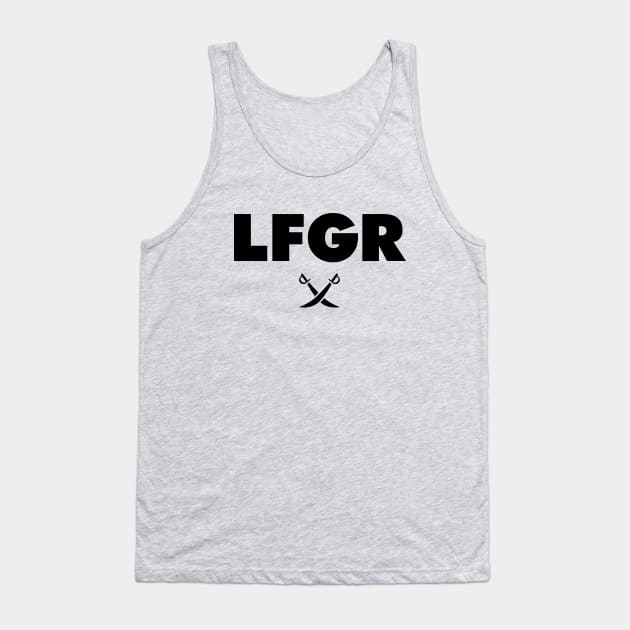 LFGR - Silver Tank Top by KFig21